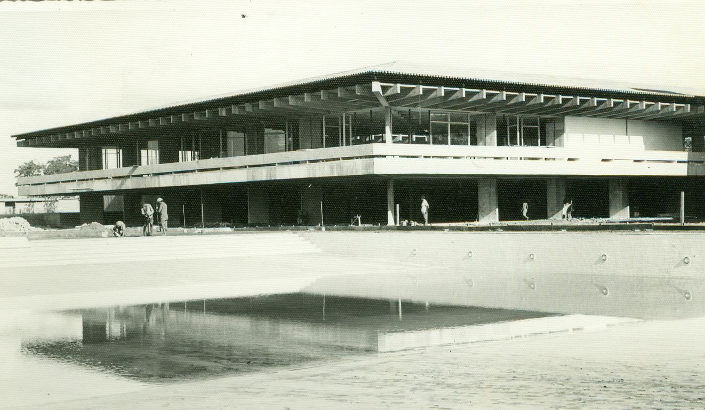 Edifício do Salão Nobre nos primeiros anos do clube